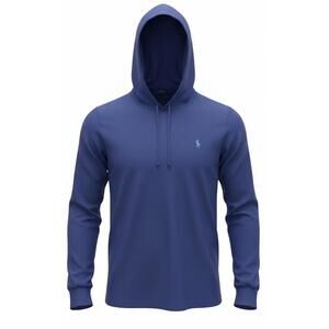 Polo Ralph Lauren Blue Hooded Long Sleeve Shirt